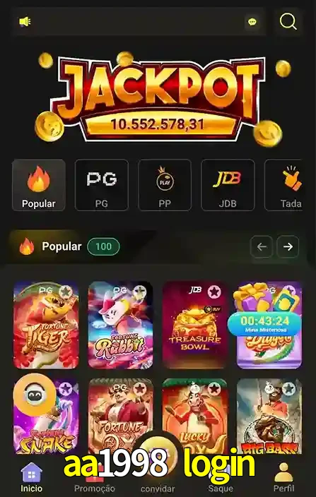 Promoções Especiais no aa1998 login App